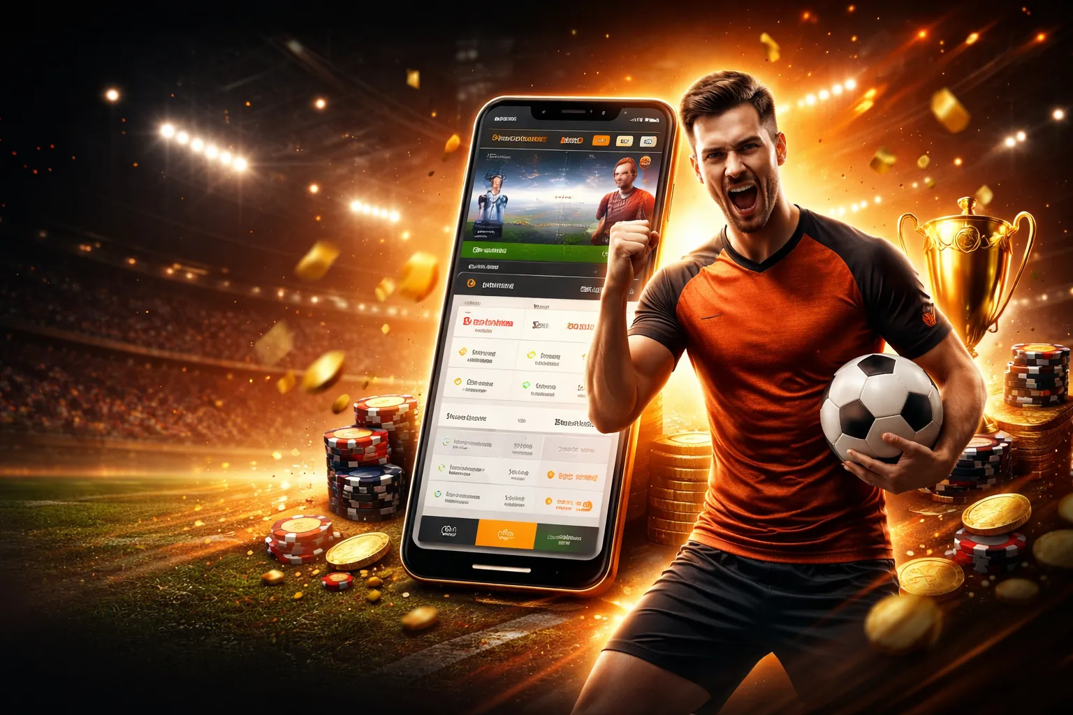 Giao diện ứng dụng f168 iOS 2026 với các trò chơi cá cược sôi động